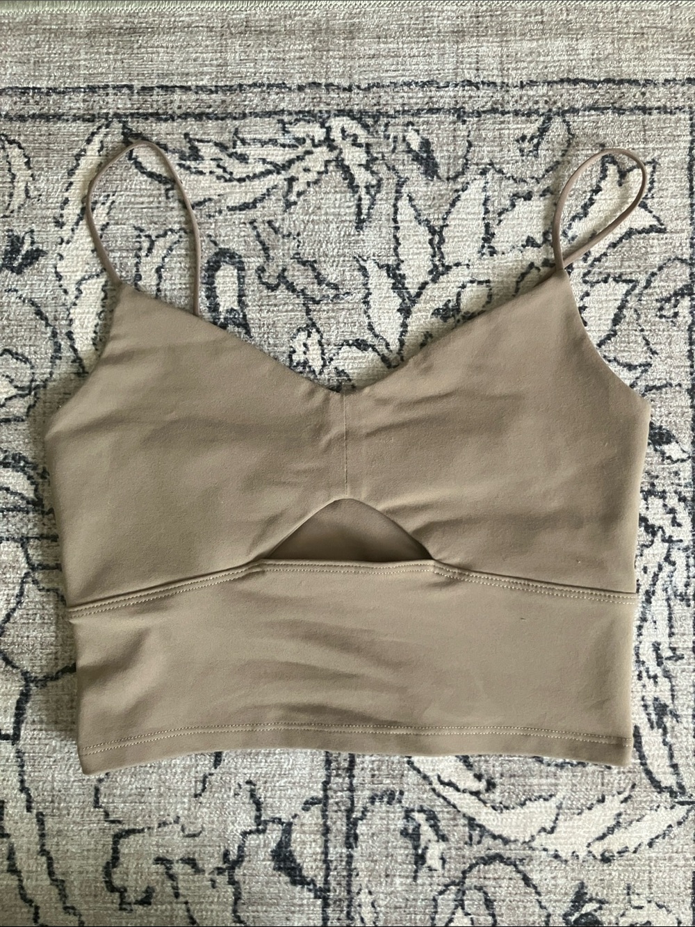 Abercrombie & Fitch Cutout V-Neck Crop Top